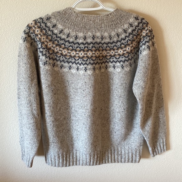 The Croft House Scottish Wool Fair Isle Sweater Size Small - Picture 12 of 15